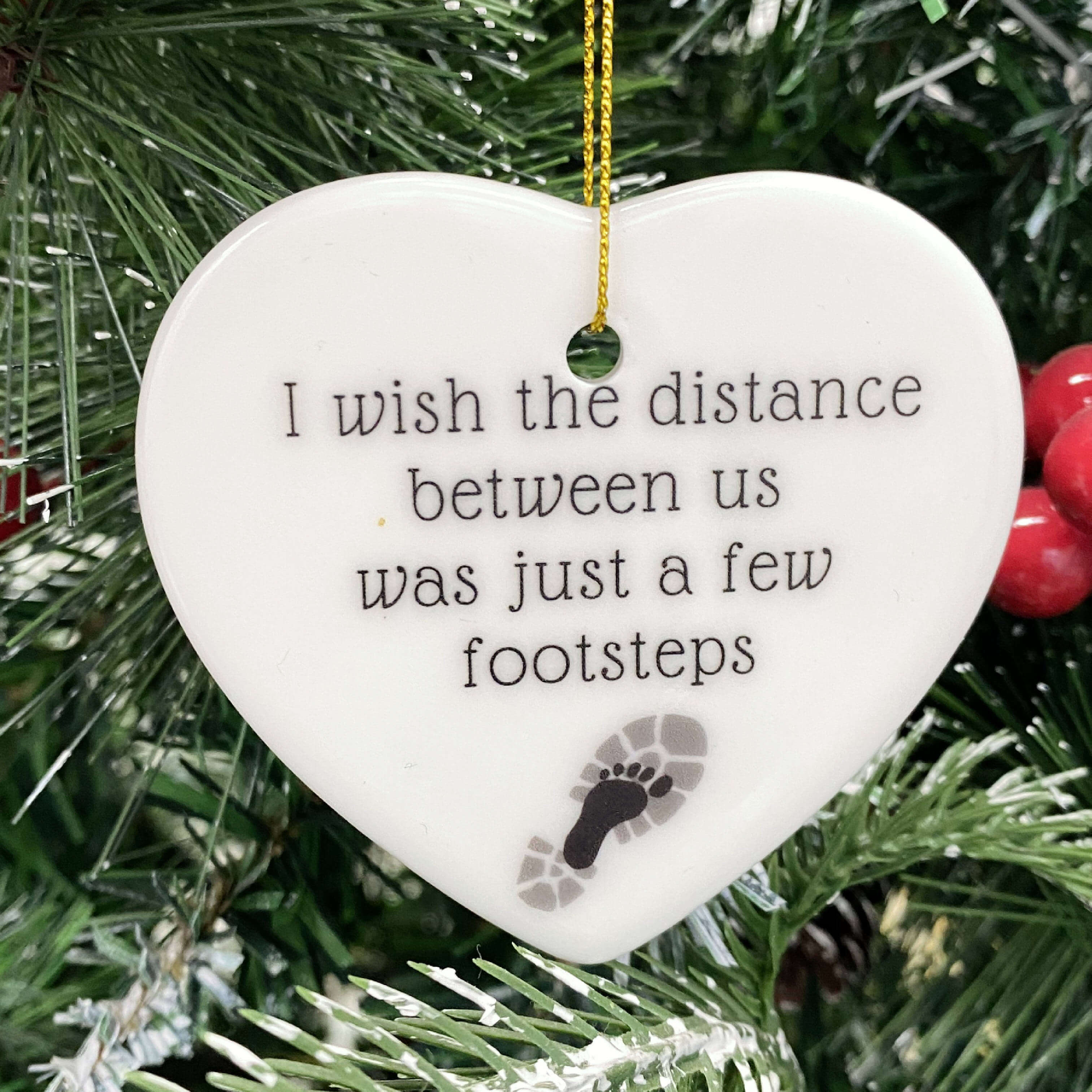Distance-Themed Ornaments