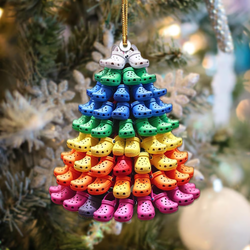🔥 Funny Cro*s Christmas Tree Ornament