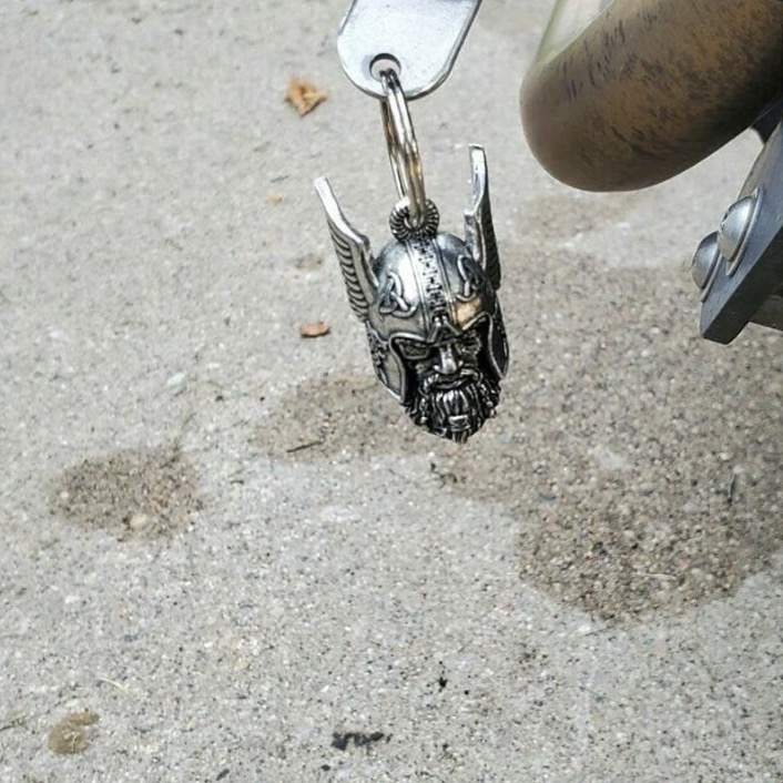 🔥Viking God Guardian Ride Bell Keychain