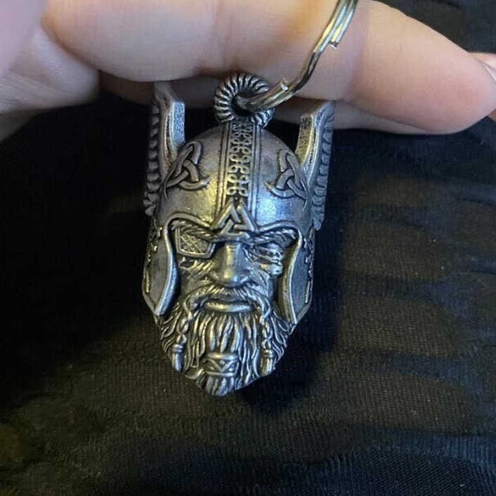 🔥Viking God Guardian Ride Bell Keychain