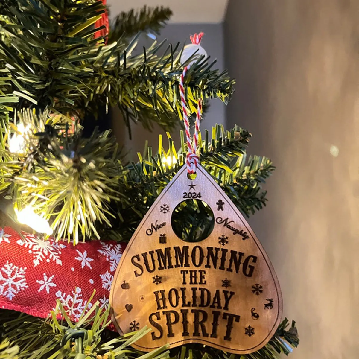 🔥🎄Summoning The Holiday Spirit Ornament