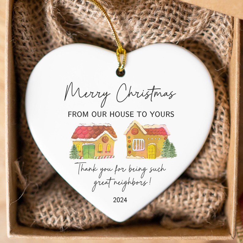 Neighbors Christmas Ornament, Christmas Gift for Neighbors