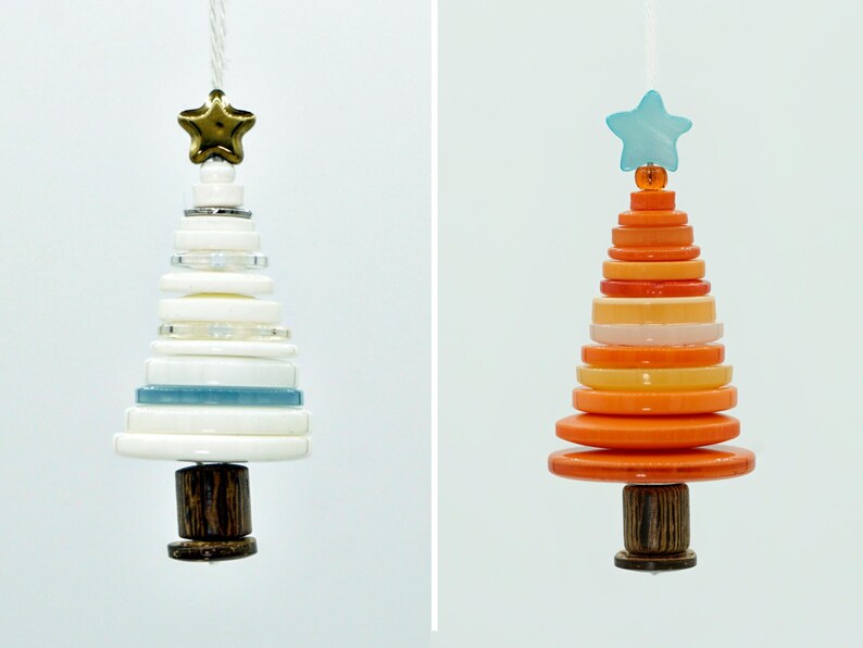 Button Christmas Tree Decoration
