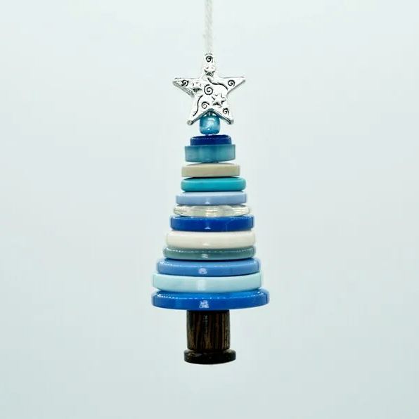 Button Christmas Tree Decoration