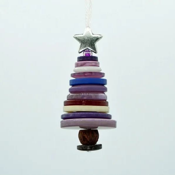 Button Christmas Tree Decoration