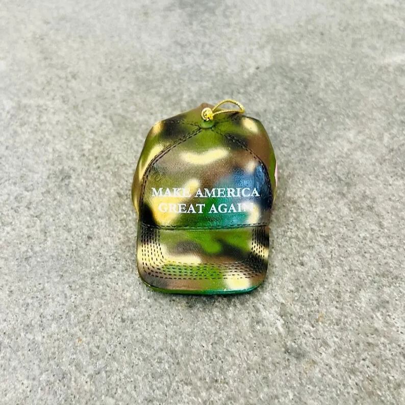 Christmas Baseball Hat Ornament