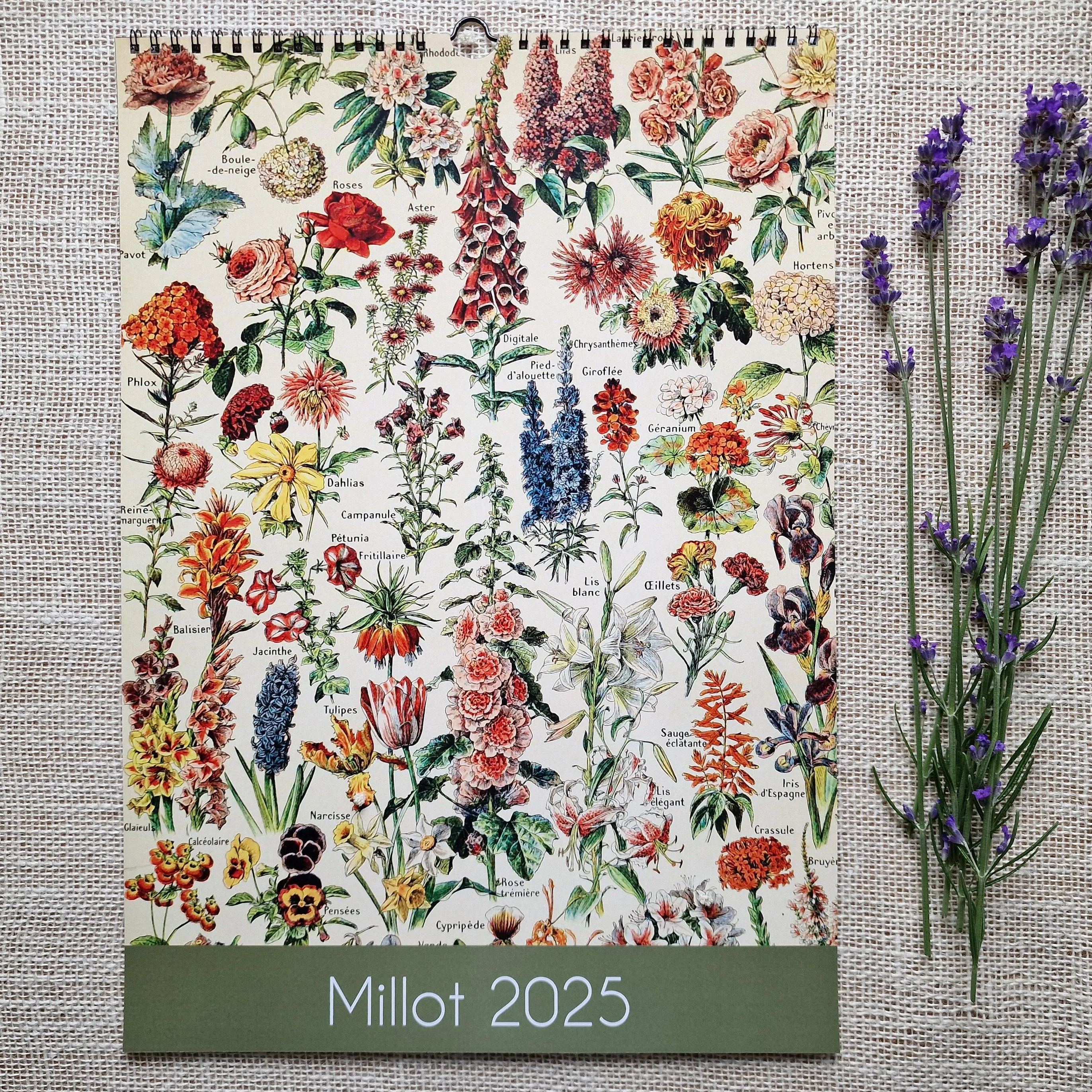📅2025 Calendar Floral and Botanical