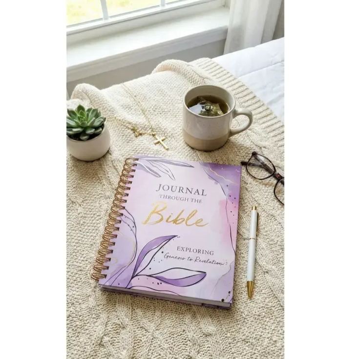 Journal Through the Bible  with Tear-Out Memorization Cards