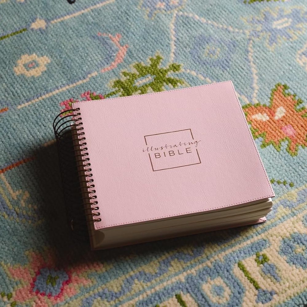 NIV, Spiral-bound Illustrating Bible, Leathersoft Spiral, Pink: Draw, Write, and Reflect Your Way Through Scripture