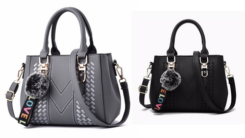 Bolsa Belevita couro preta