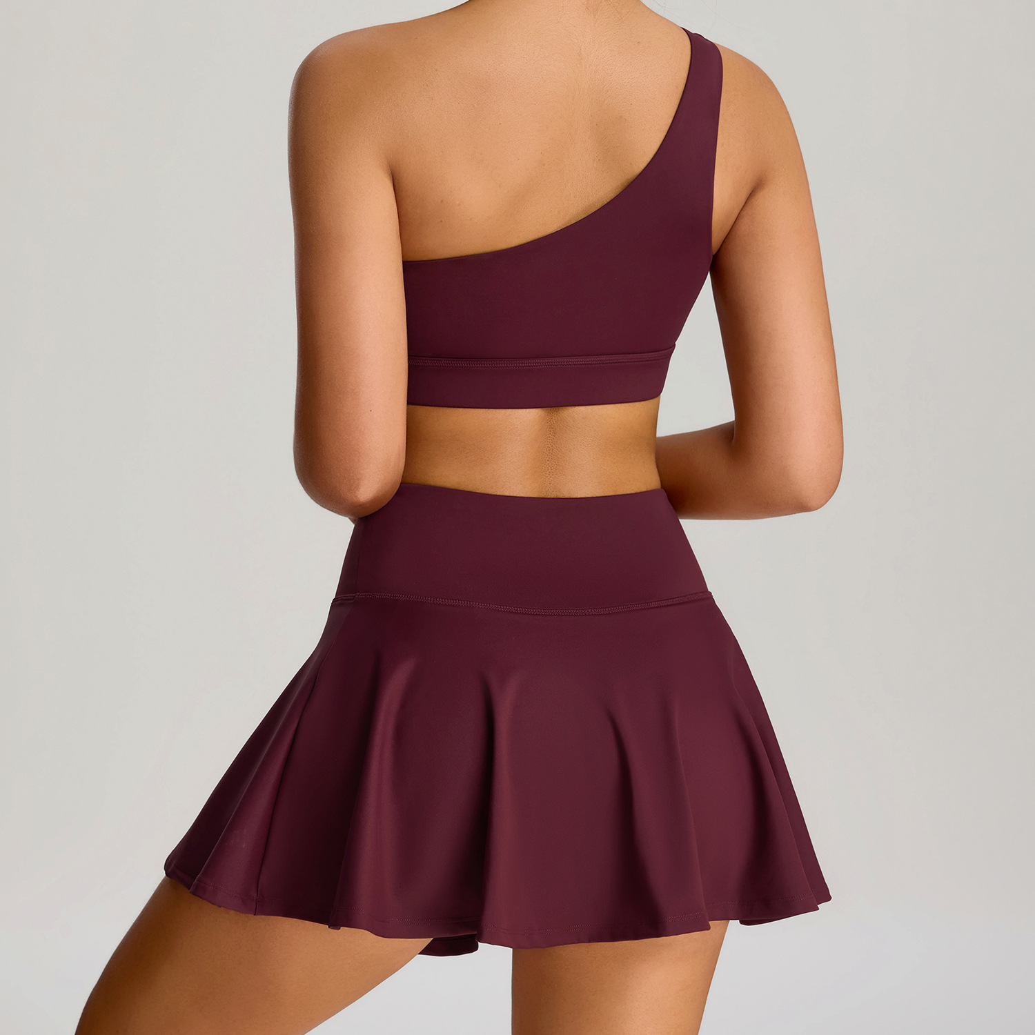 High Elastic Outdoor Tennis Skirt Badminton Sports Yoga Pocket Skirt