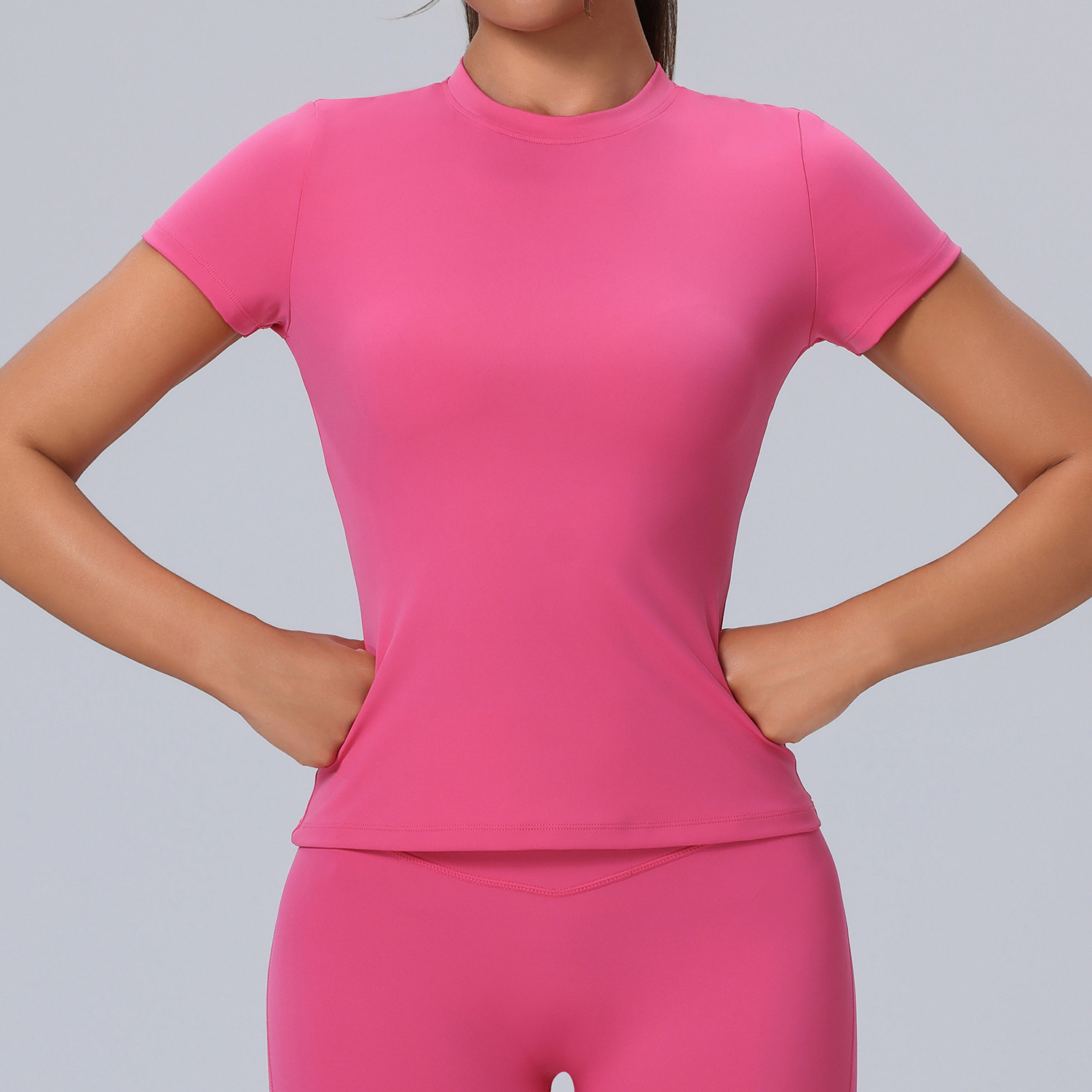 Fitness Quick-Drying Breathable Sportswear Outdoor Running Yoga Tops