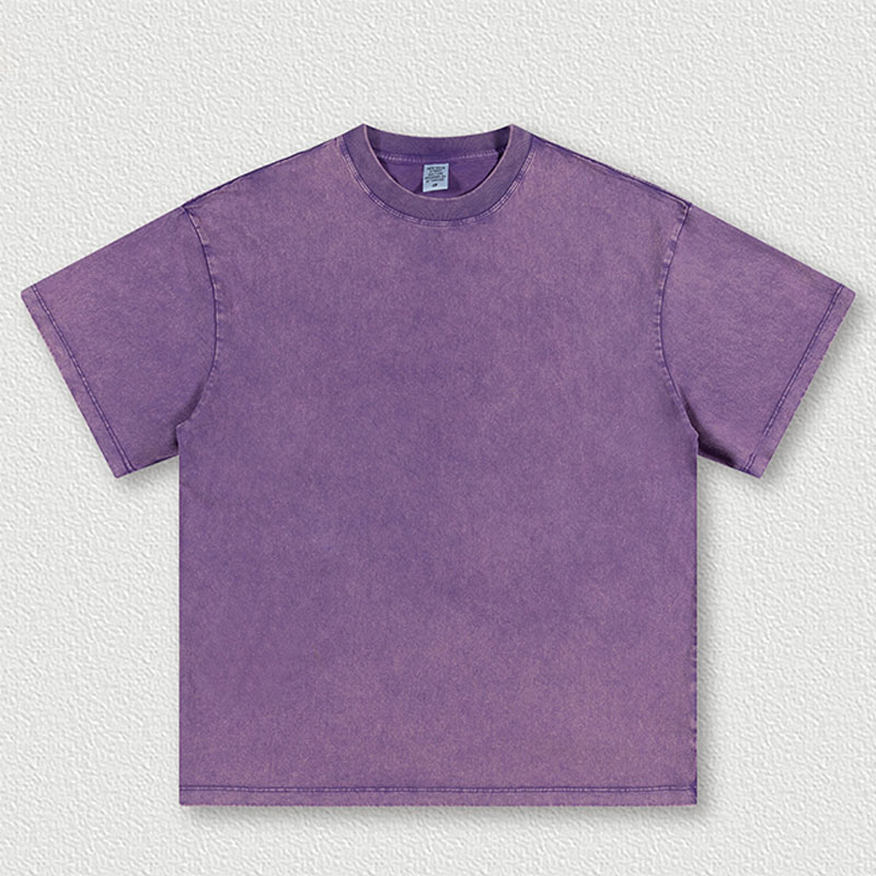 American Retro Batik Youth Fashion Cotton Short Sleeve Couple T-shirt