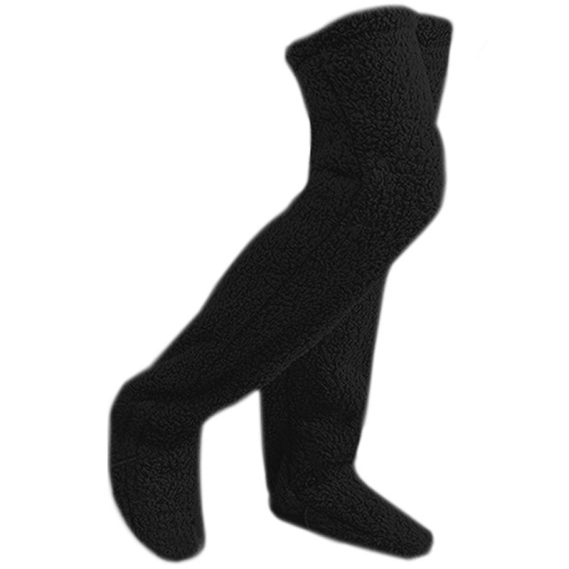 Plush Teddy Bear Floor Socks Knee Pads Stockings Warm High Socks