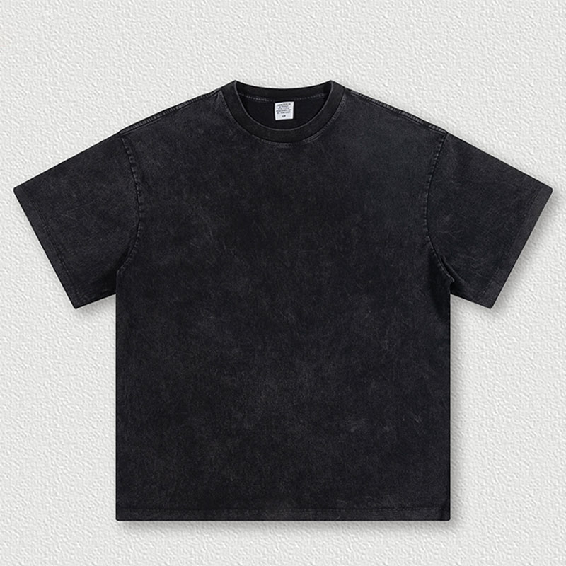 American Retro Batik Youth Fashion Cotton Short Sleeve Couple T-shirt