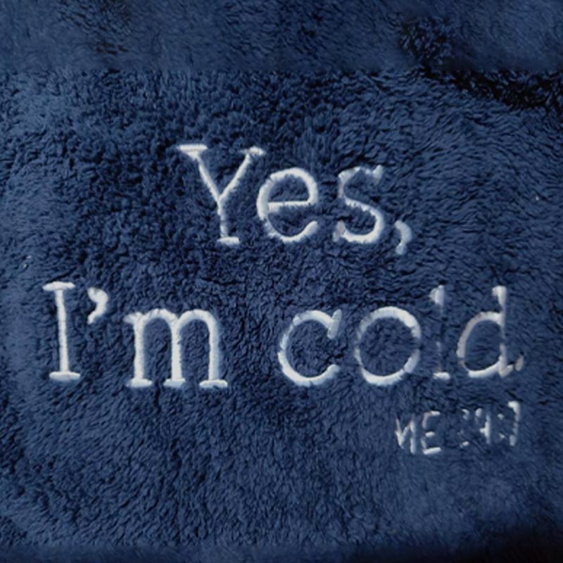 Embroidered Plush Warm Autumn Winter Pockets Long Sweatshirt