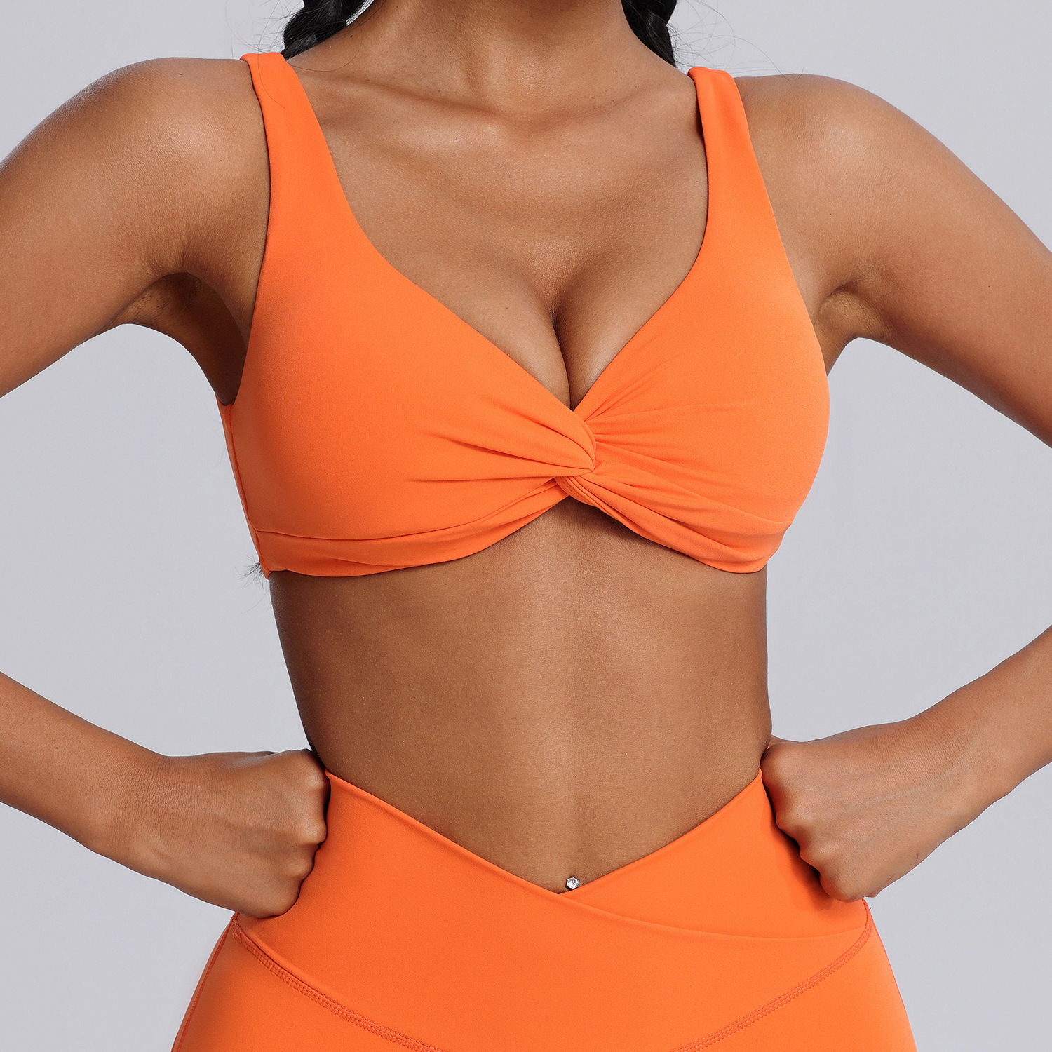 Yoga Suit Sportswear Vest And Flared Long Pants Two-Piece Yoga Set