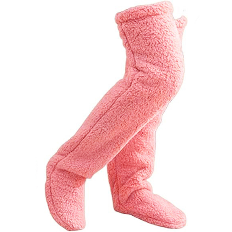 Plush Teddy Bear Floor Socks Knee Pads Stockings Warm High Socks