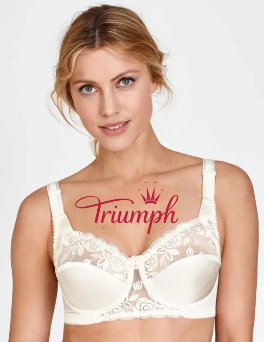 Triumph – (3szt.) 💥Koronkowy biustonosz półusztywniany