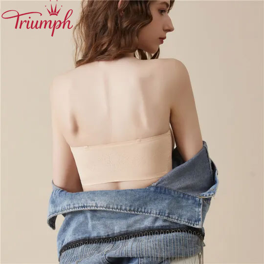 Triumph Kúpte 1 a získate 2 zdarma krásnu neviditeľnú, protišmykovú, bezšvovú a bezdrôtovú podprsenku.