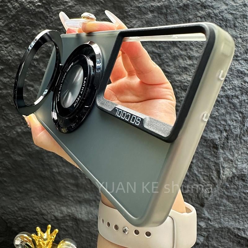 Matowe wykończenie z magnetycznym stojakiem do Samsunga Galaxy