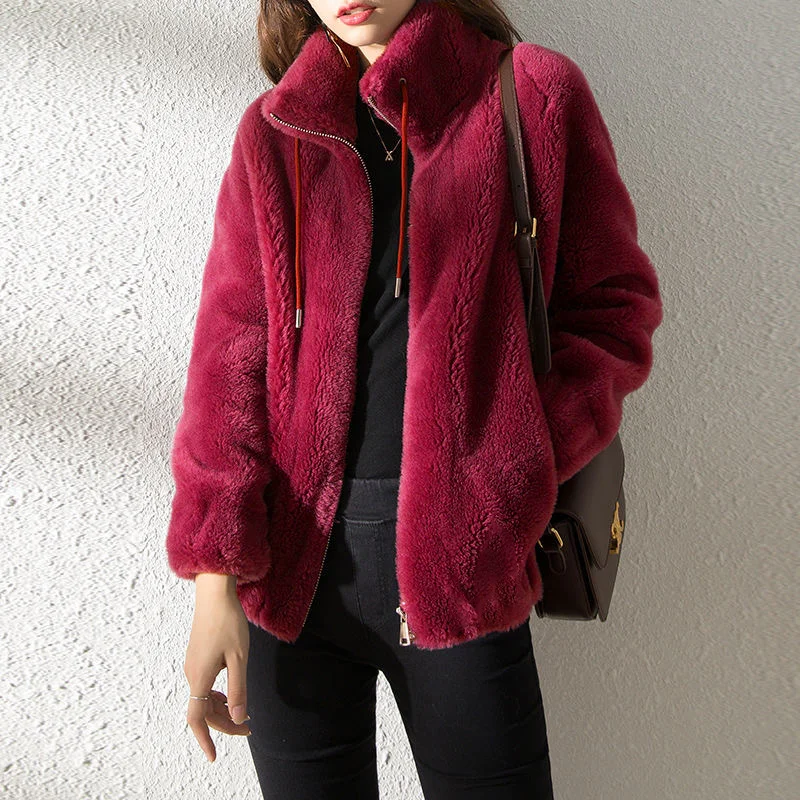 🎅Buy 2 10% OFF🎁 Womens Faux Fur Coat Jacket Open Front