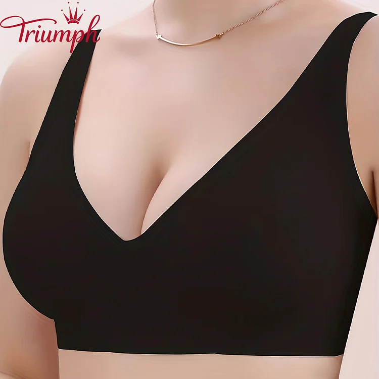 Triumph - 3 częściowy🔥Jednoczęściowy ultracienki biustonosz push-up【75A-110E】