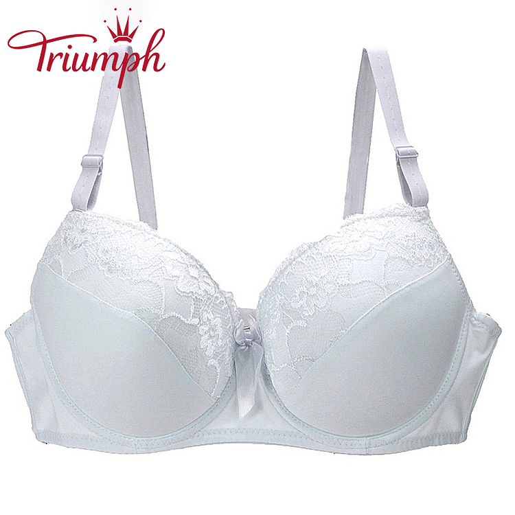 Triumph - 3 szt. 💥Cienka, haftowana bielizna z głębokim dekoltem w kształcie litery V [75A-110E]