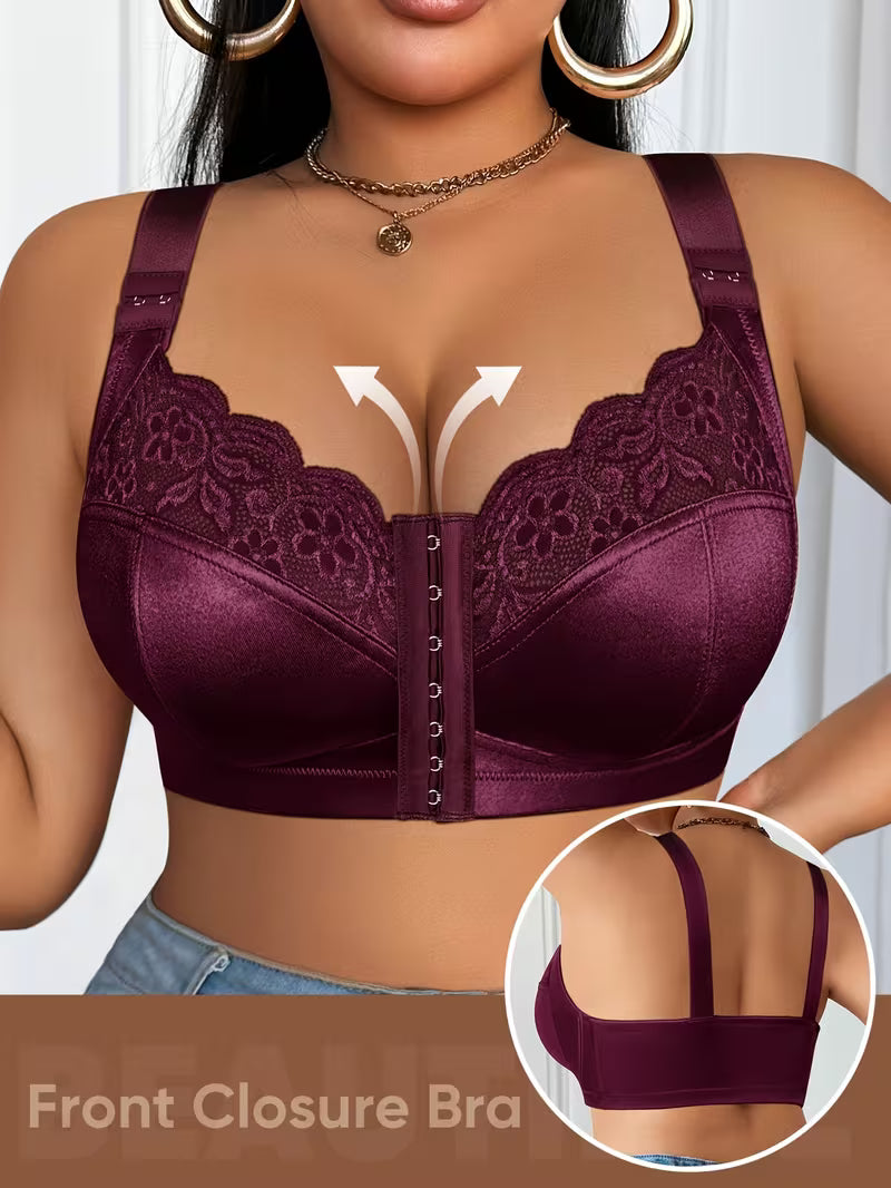 👙TRIAUMPH – [4 pcs.]🔥50% full coverage women's bra for plus size women - Plus size bra with expressive proportions