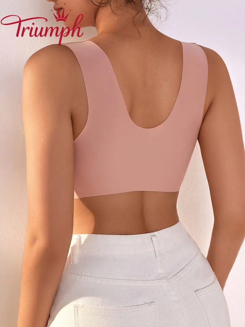 💖TRIUMPH 3-częściowy komplet - elegancki koronkowy biustonosz push-up