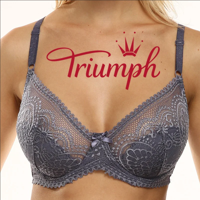 BIUSTONOSZ Z FRANCUSKIEJ KORONKI TRIUMPH [ROZMIAR 75-105]