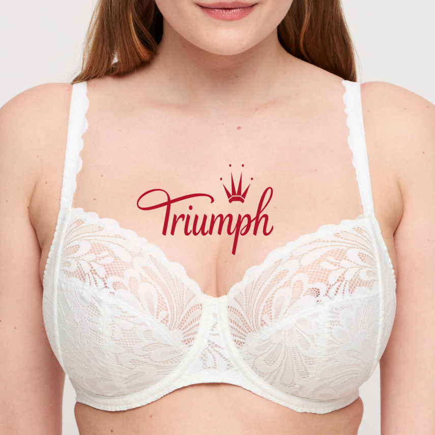 Triumph - (4 szt.) Biustonosz koronkowy z pełnymi miseczkami