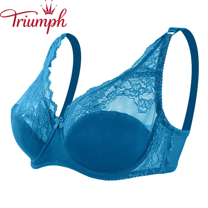Triumph - Seksowny, oddychający koronkowy biustonosz push-up [75A-110E]
