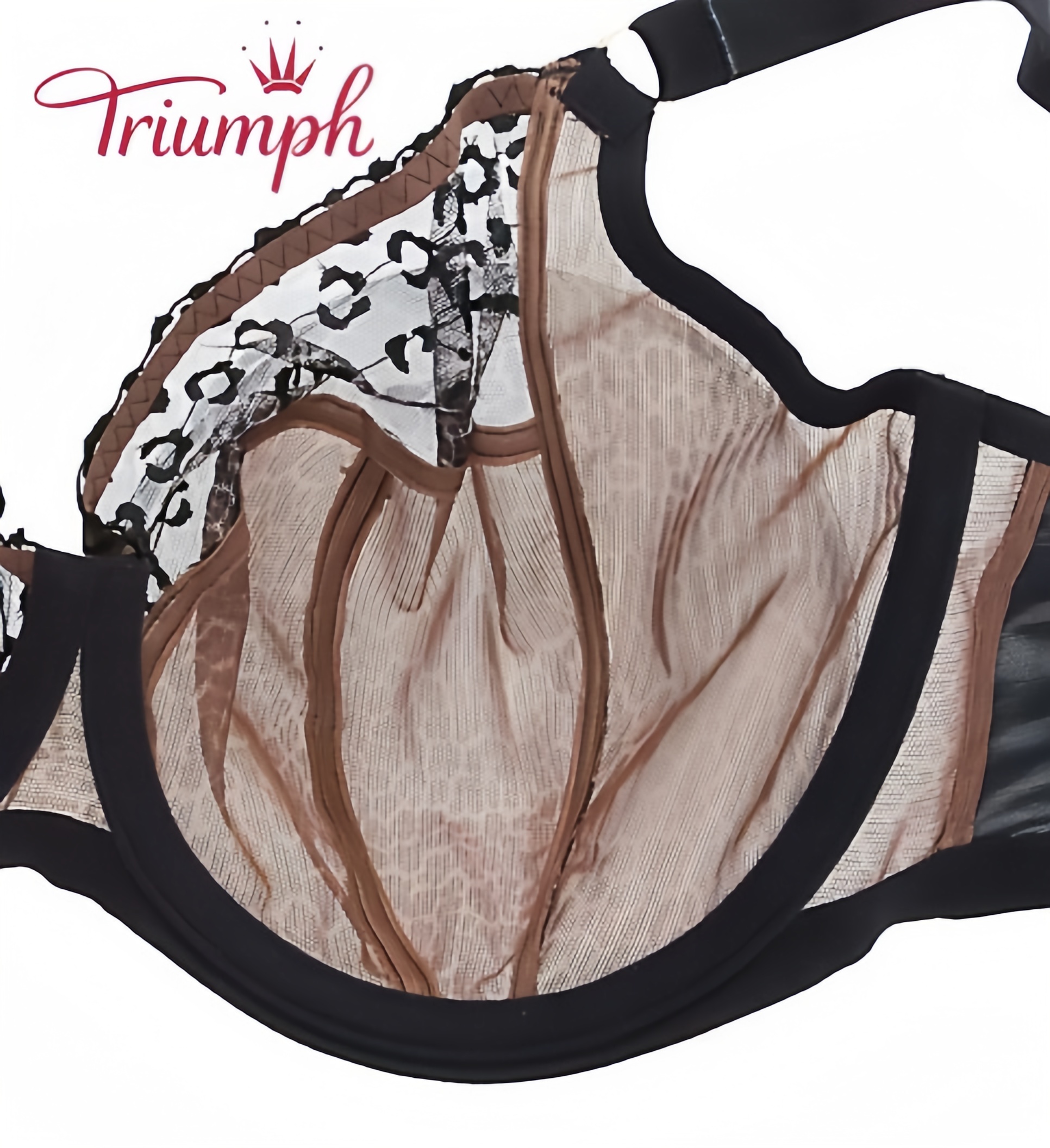Triumph® - (3 szt.)🔥2024  Najlepiej sprzedające się nowe   Biustonosz z haftowaną koronką z pełną miseczką