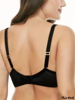 Triumph - (3 sztuki) Seksowny, oddychający biustonosz z koronki w kwiaty