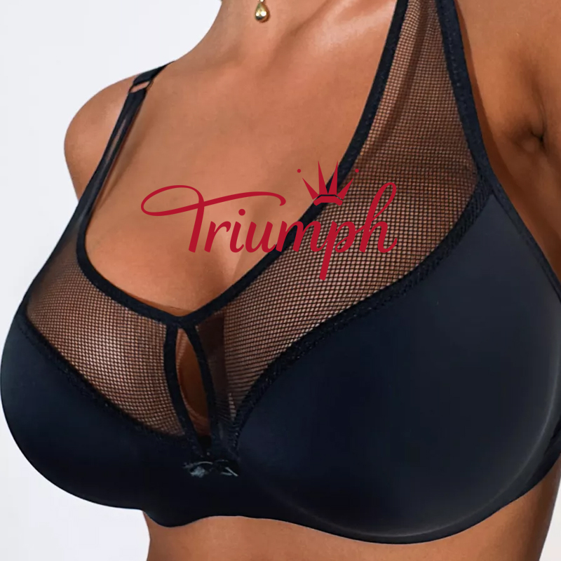 Triumph - (4 sztuki) Biustonosz push-up bezszwowy