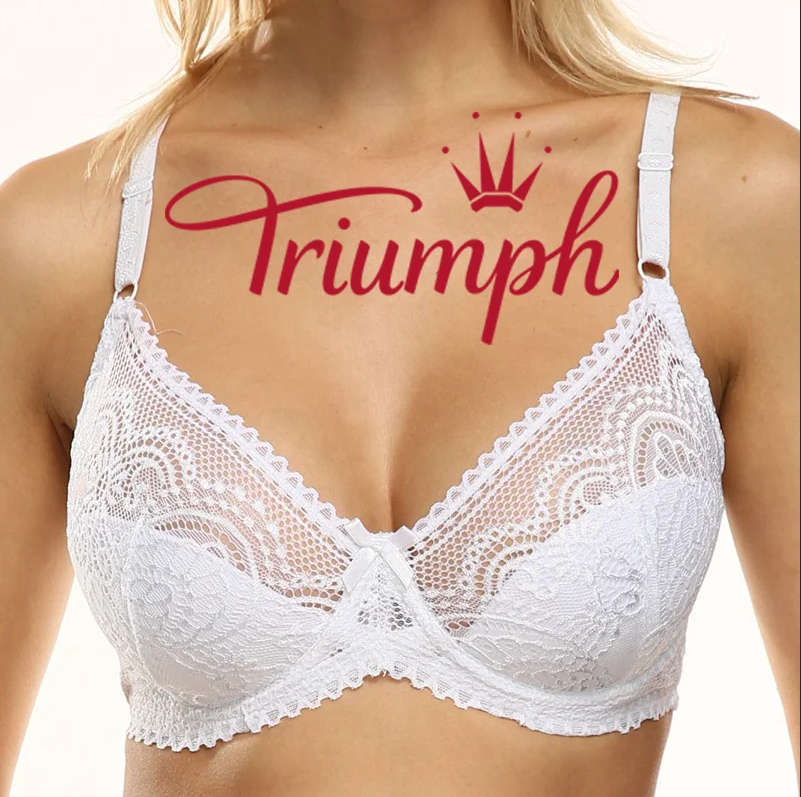 BIUSTONOSZ Z FRANCUSKIEJ KORONKI TRIUMPH [ROZMIAR 75-105]