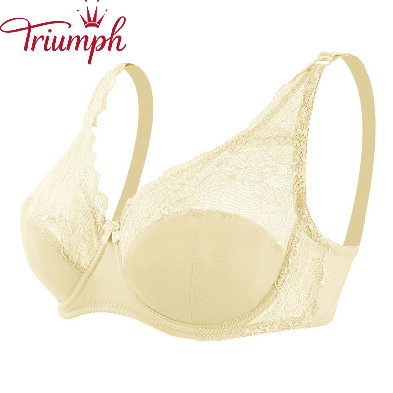 Triumph - Seksowny, oddychający koronkowy biustonosz push-up [75A-110E]