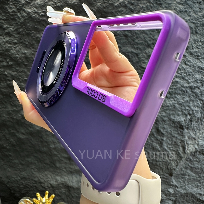 Matowe wykończenie z magnetycznym stojakiem do Samsunga Galaxy