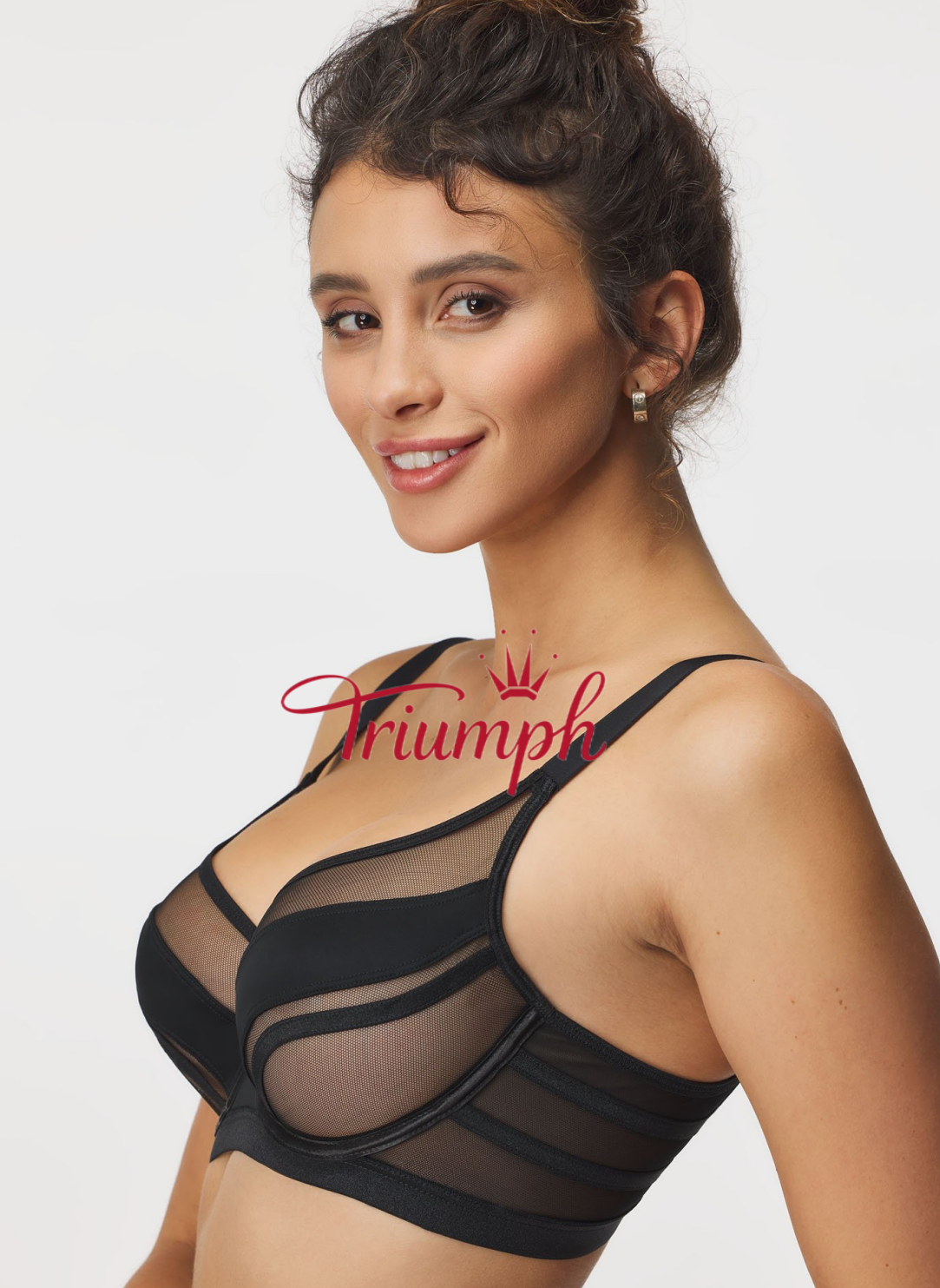 Triumph - Nowość 3-częściowy komplet 🔥 Duży biustonosz z półwycięciem i pełną miseczką