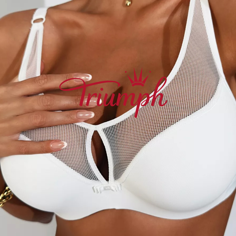 Triumph - (4 sztuki) Biustonosz push-up bezszwowy