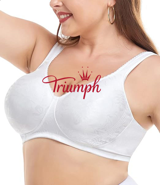 Triumph - 3 sztuki 🔥Całkowicie kryjący, wygodny i miękki biustonosz