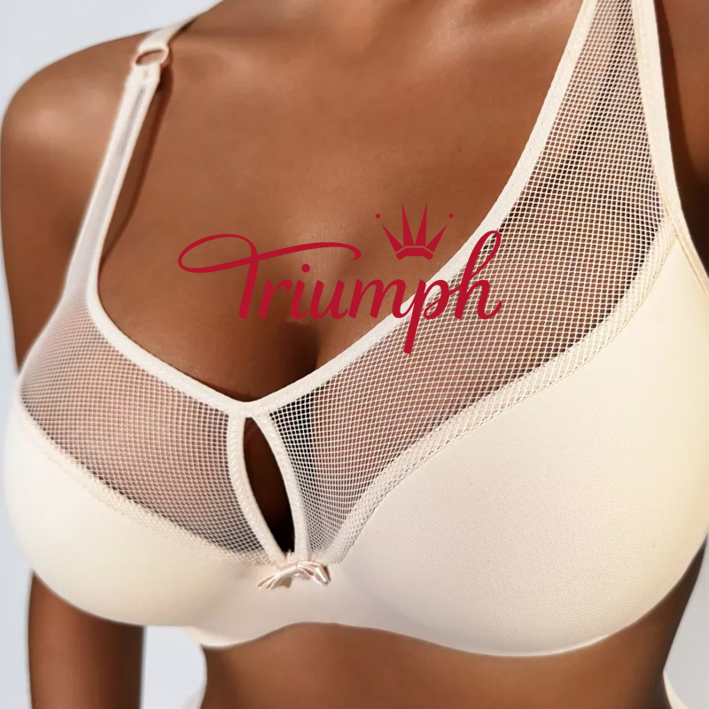 Triumph - (4 sztuki) Biustonosz push-up bezszwowy