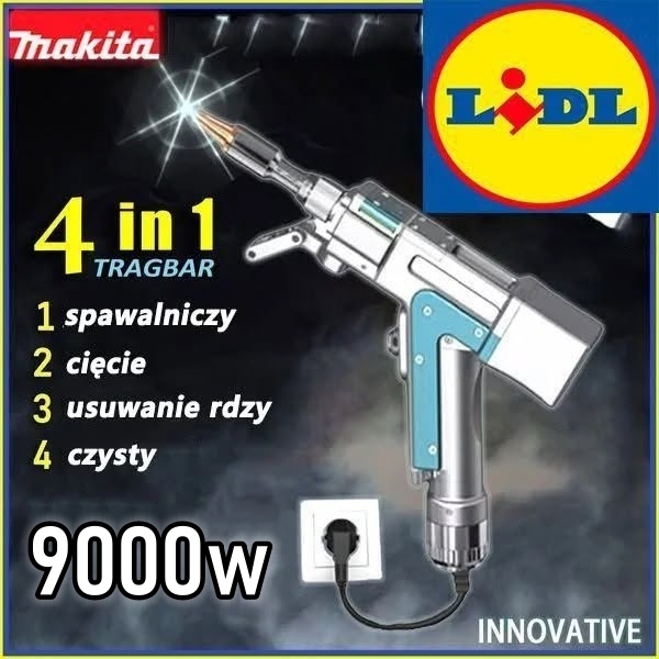 💥Innowacyjny przenośny pistolet spawalniczy Makita 9000W 6 w 1 (spawanie + czyszczenie + cięcie + odrdzewianie)