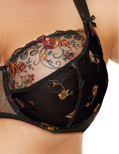 Nessa - 3 SZTUKI  🔥Miękkiego haftowanego biustonosza bez fiszbin