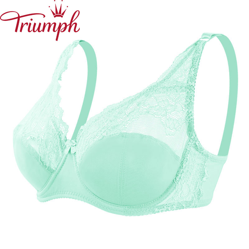 Triumph - Seksowny, oddychający koronkowy biustonosz push-up [75A-110E]