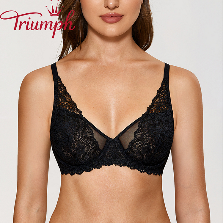 Triumph-Bezprzewodowa bielizna  Sheer Lace【M-6XL】