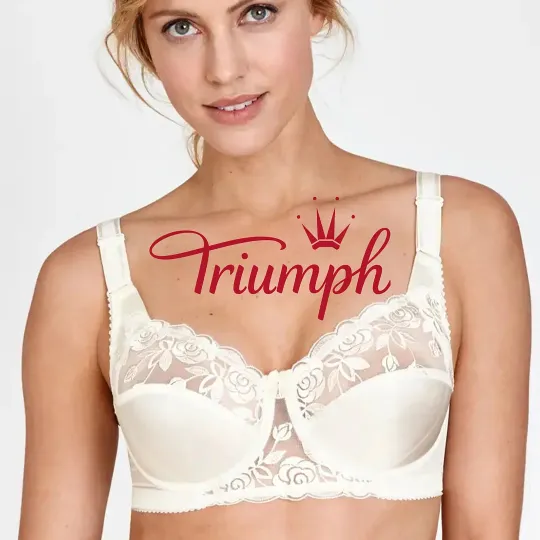 Triumph – (3szt.) 💥Koronkowy biustonosz półusztywniany