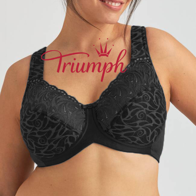 Triumph - (3 szt.) miękki wygodny biustonosz push-up