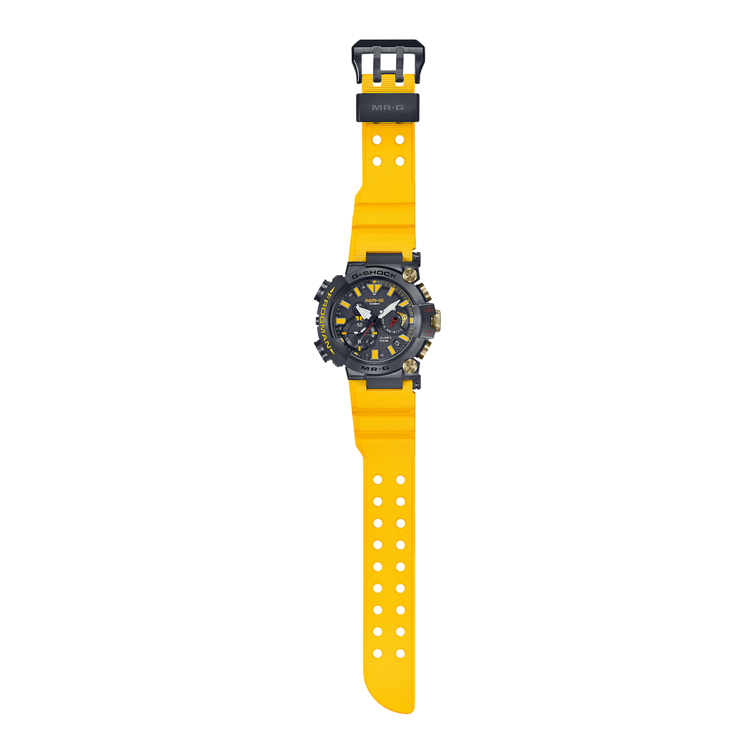 Zegarek męski Casio FROGMAN MRG-BF1000E-1A9 Żółty Dura Soft Viton Strap